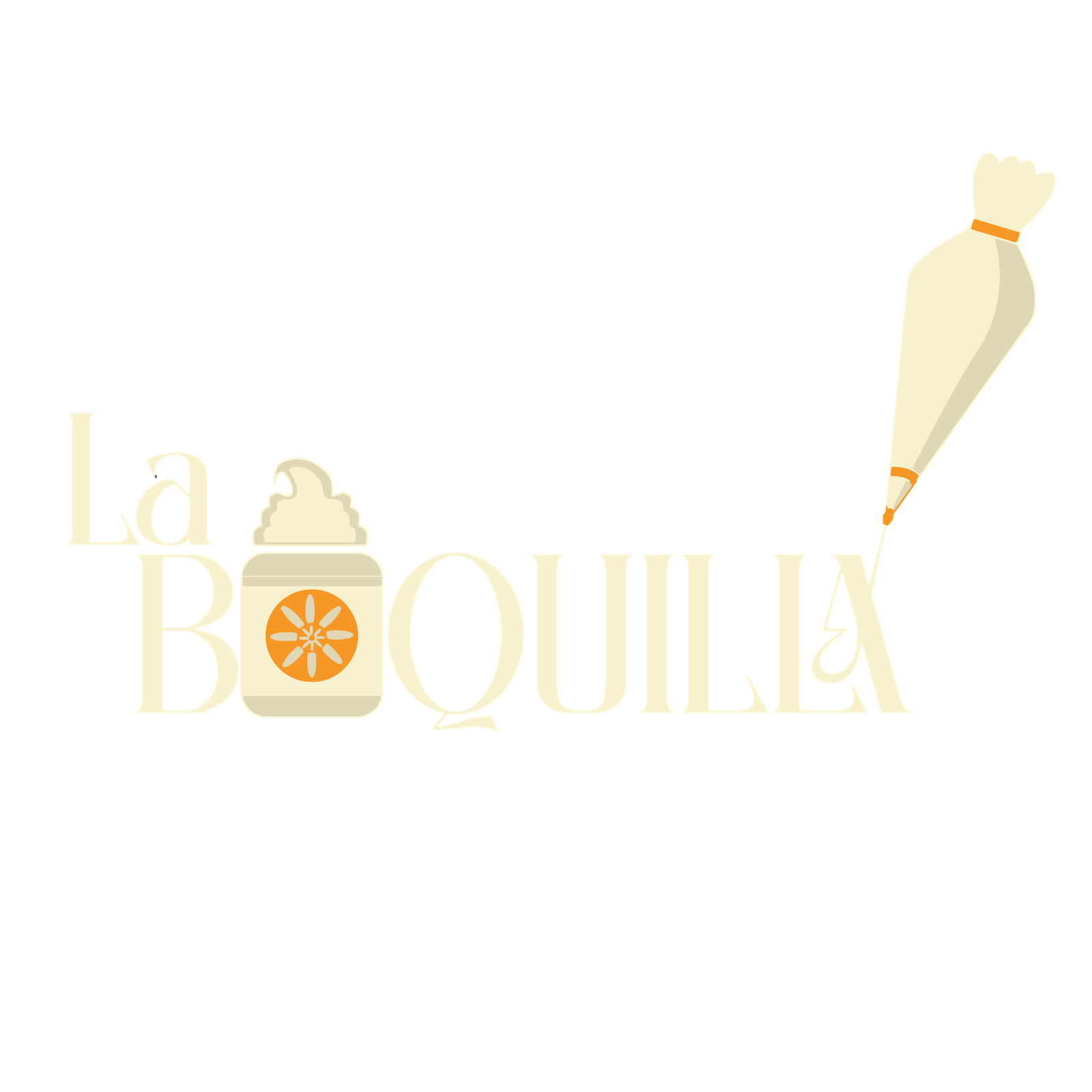 LA BOQUILLA LOGO CREMA transparente